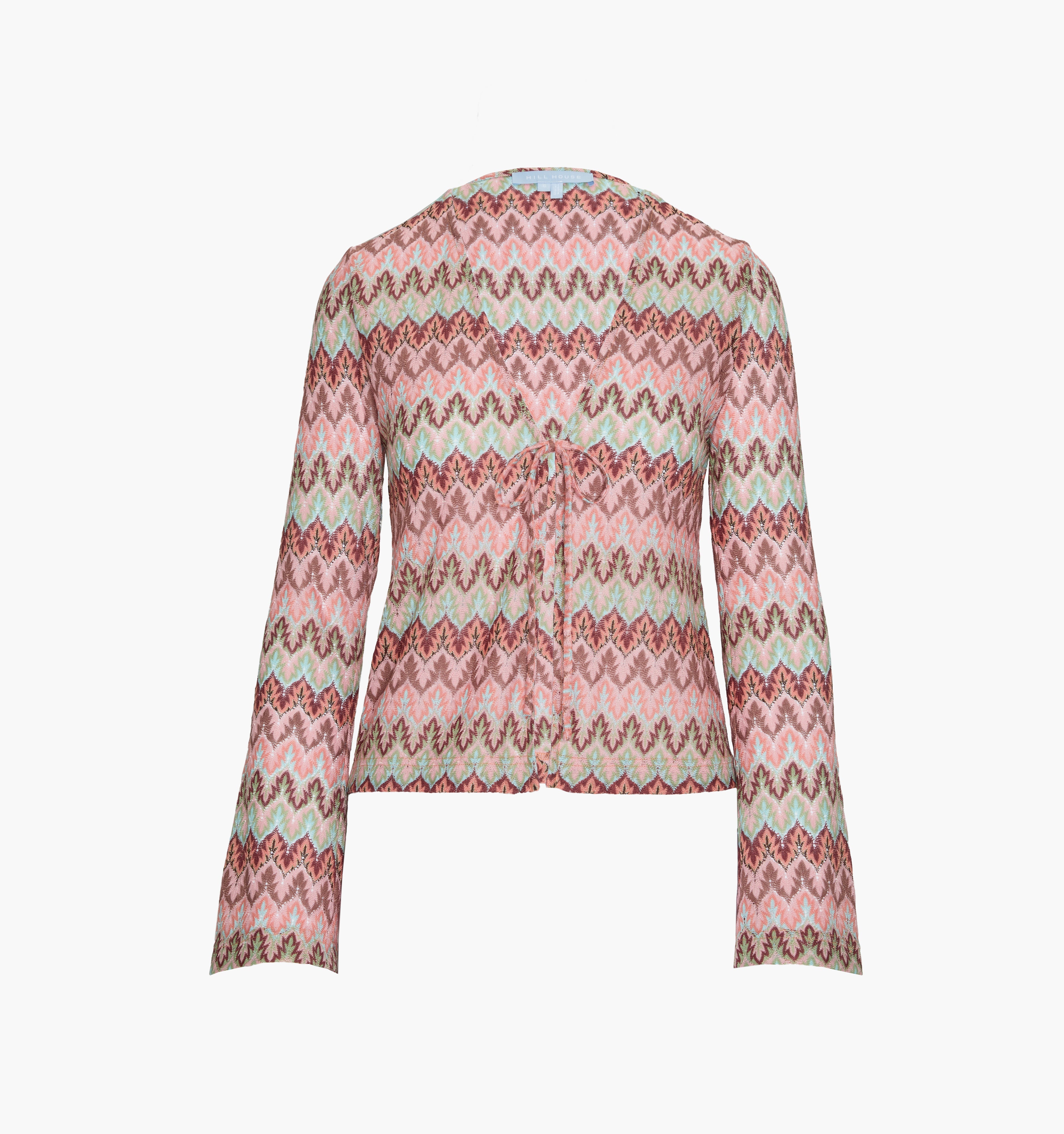 The Delia Top - Pink Multi Smooth Shimmer Knit