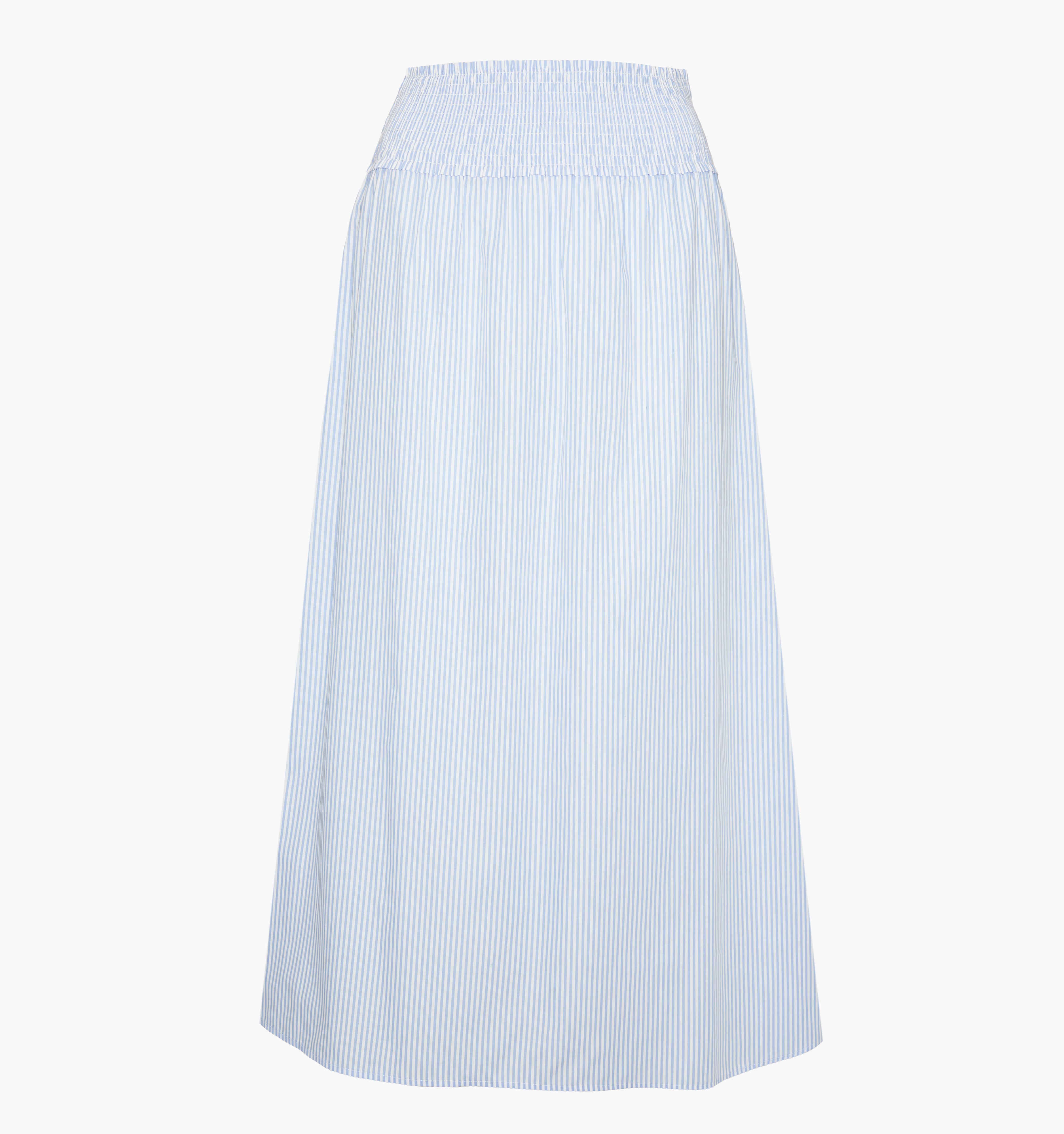 The Delphine Nap Skirt - Blue/White Stripe