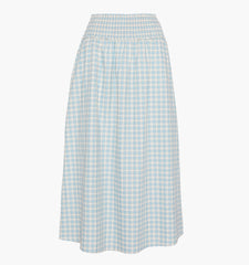 The Delphine Nap Skirt - Blue/Red Gingham