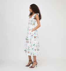 The Ellie Nap Dress - Flower Pots