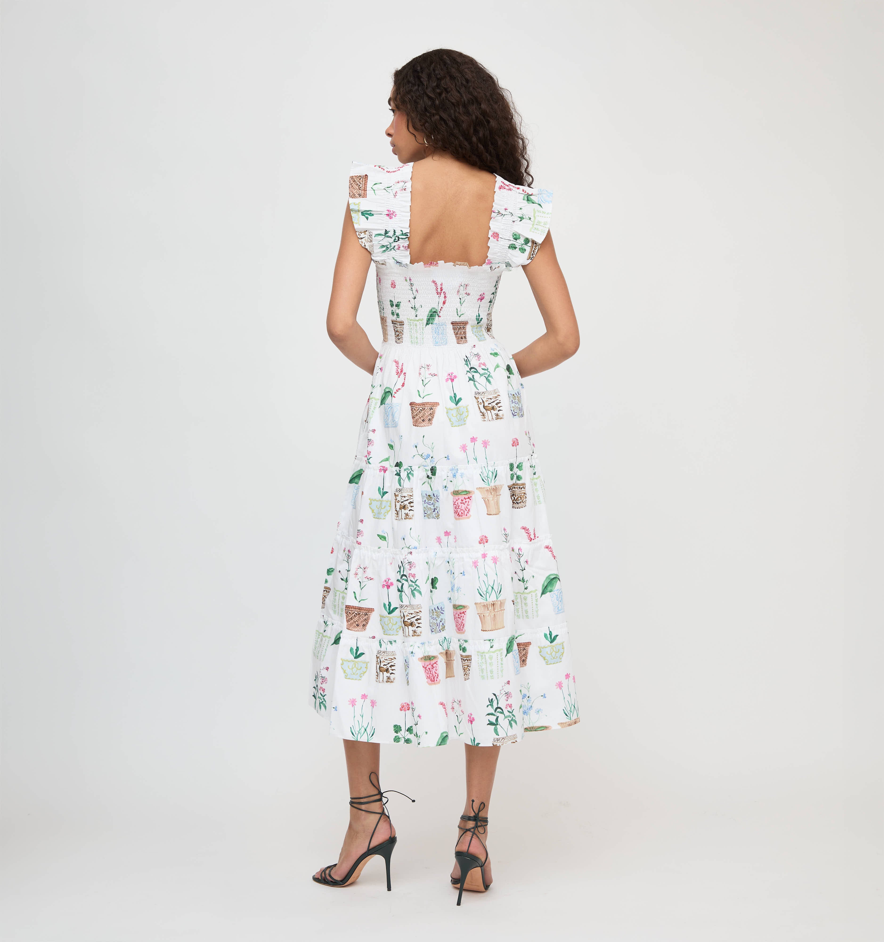 The Ellie Nap Dress - Flower Pots