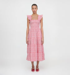 The Ellie Nap Dress - Red Patchwork Doily Heart