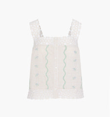 The Elroy Top - Gingham Vine