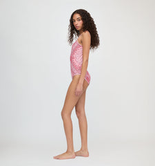 The Emerson One Piece - Berry Paisley Scarf