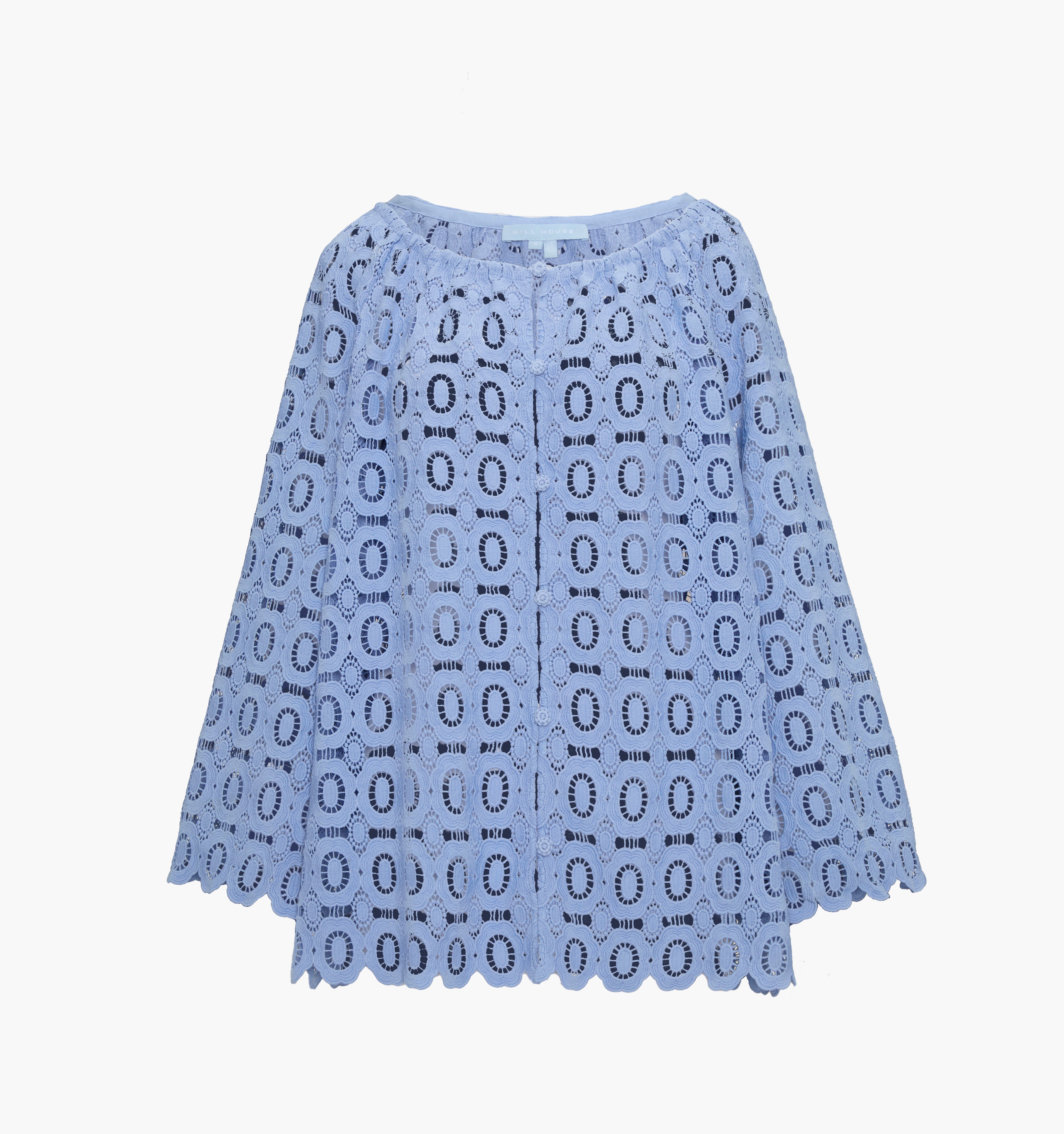 The Enella Tunic - Cornflower Lace