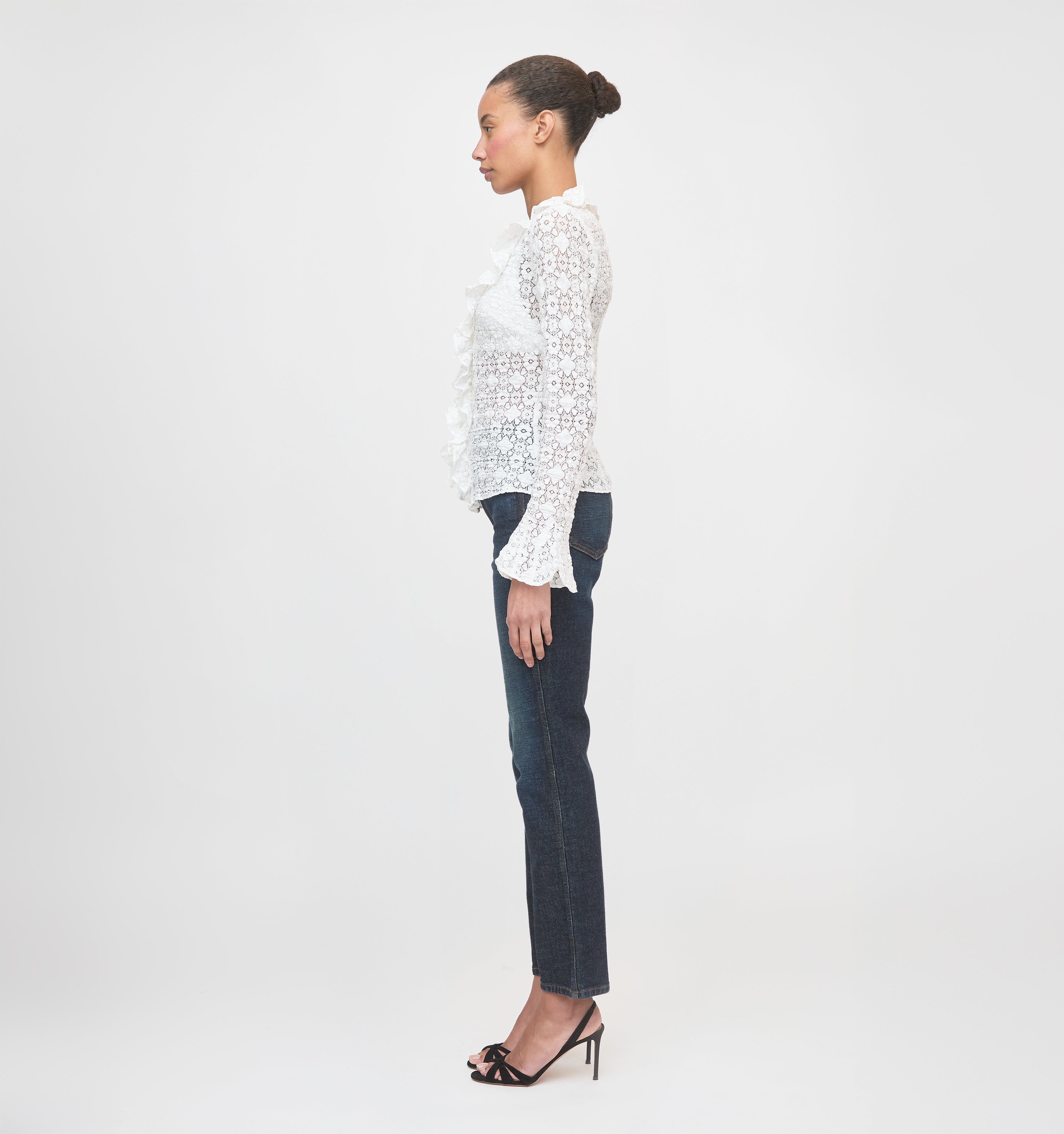 The Gabriella Top - White Lace