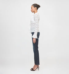 The Gabriella Top - White Lace