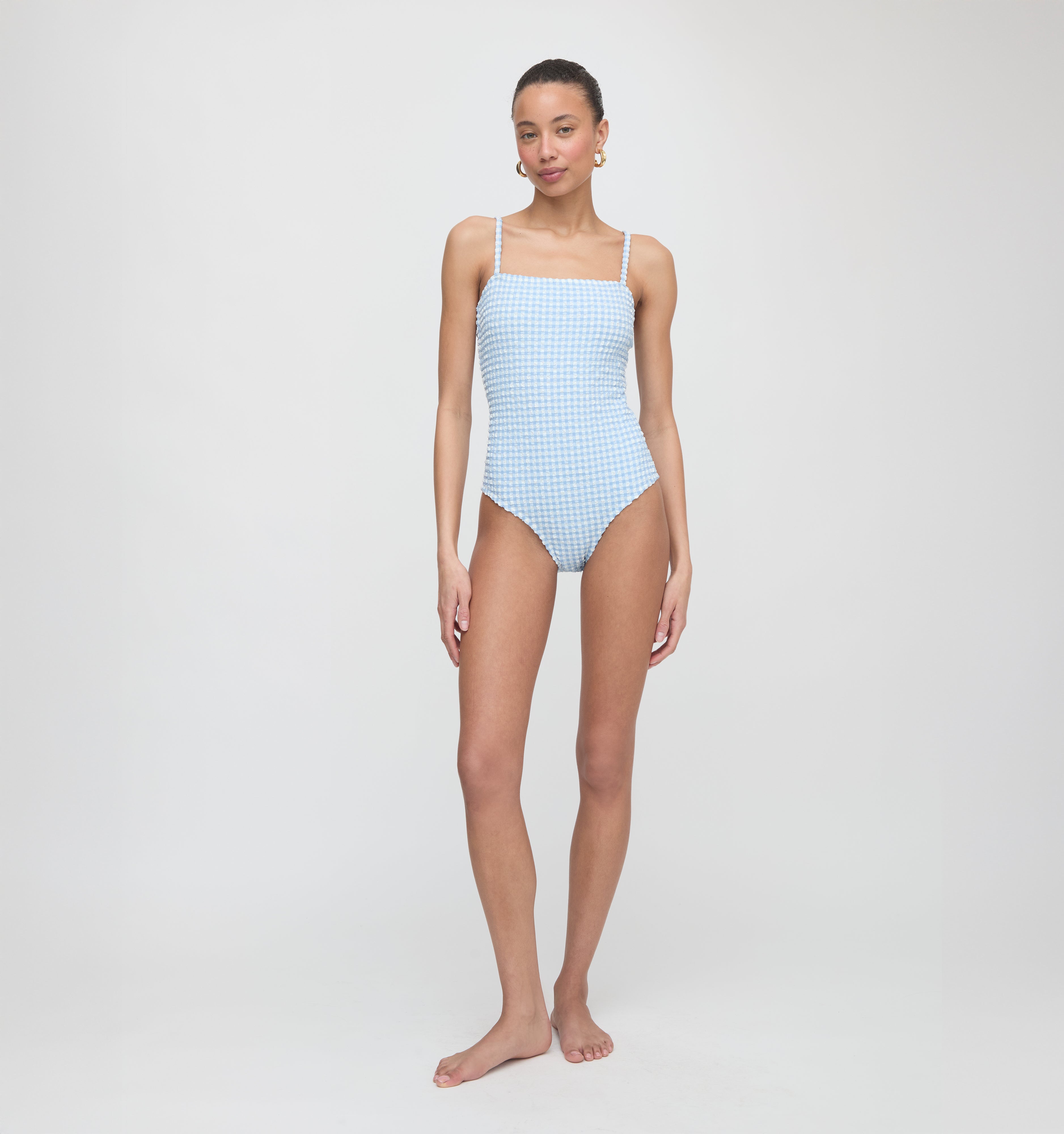 The Giana One Piece - Blue Gingham
