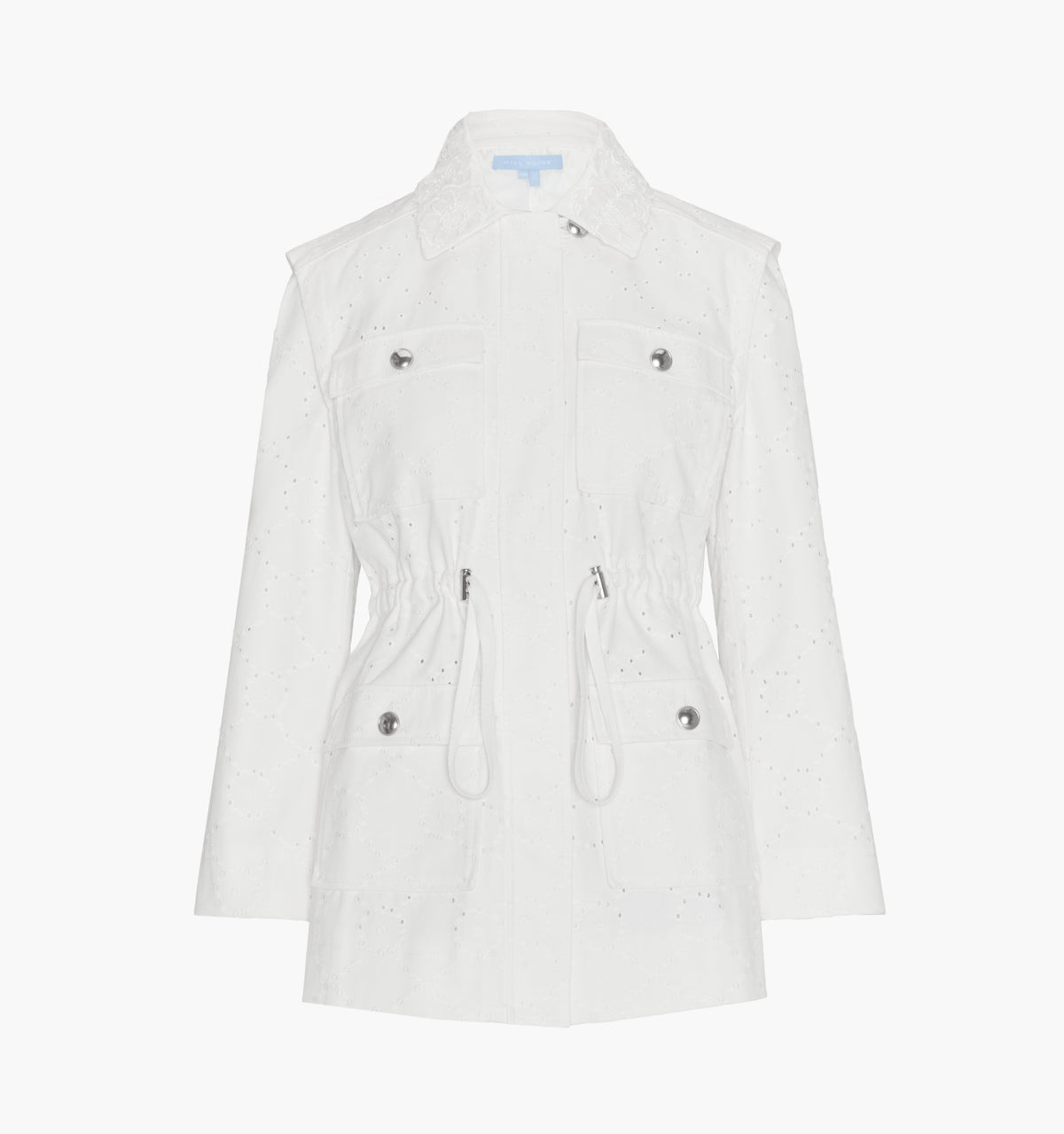 The Gillian Jacket - Ivory Eyelet