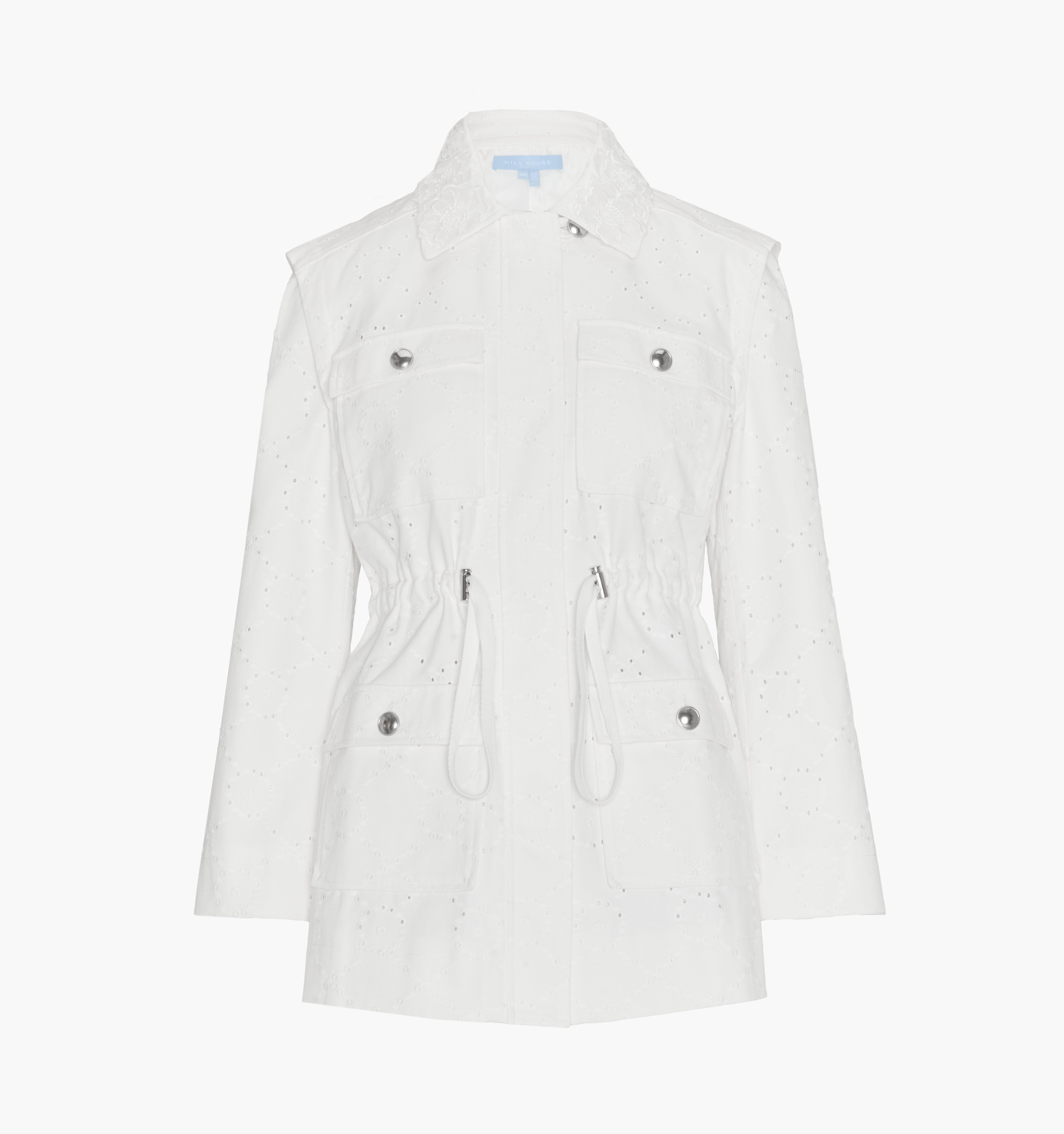 The Gillian Jacket - Ivory Eyelet