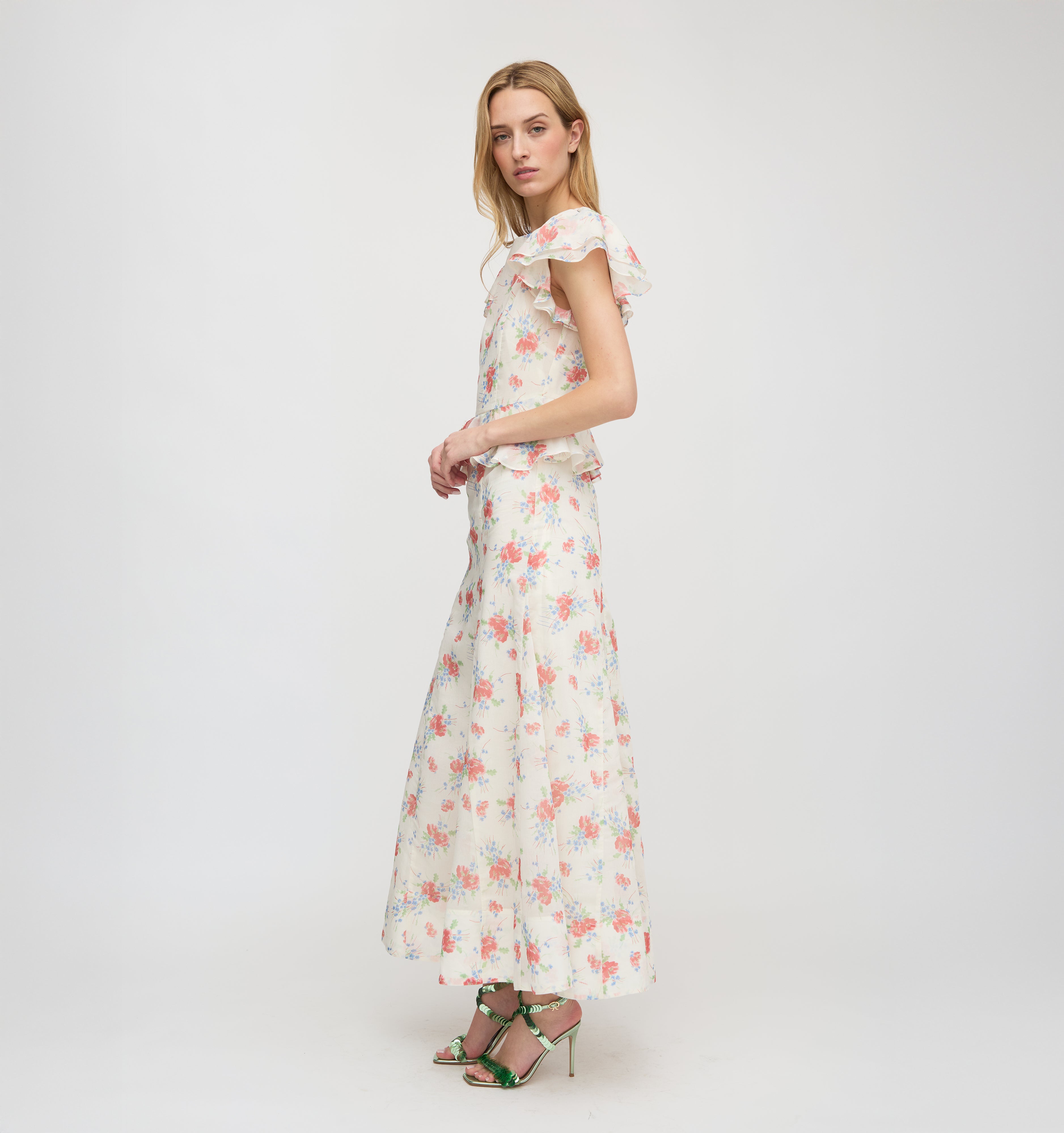 The Halston Dress - Sunburst Blossoms