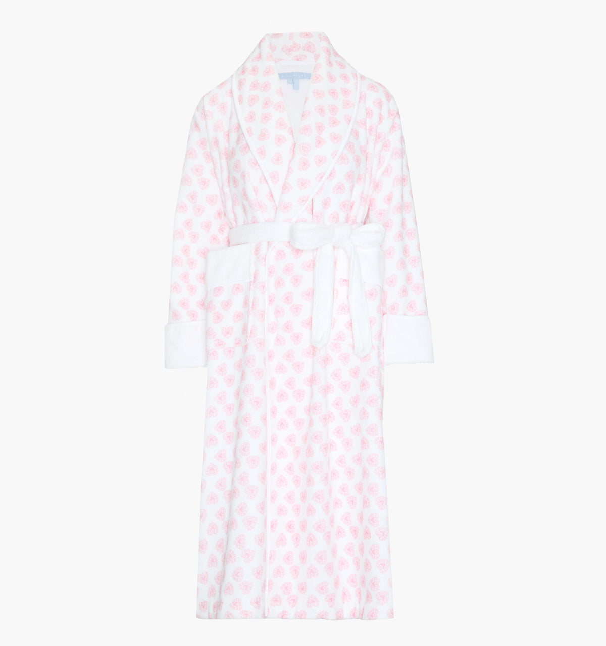 The Hotel Robe - Pink Doily Heart