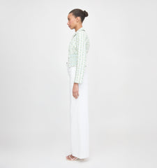 The Hunter Jacket - Brocade Vine Stripe