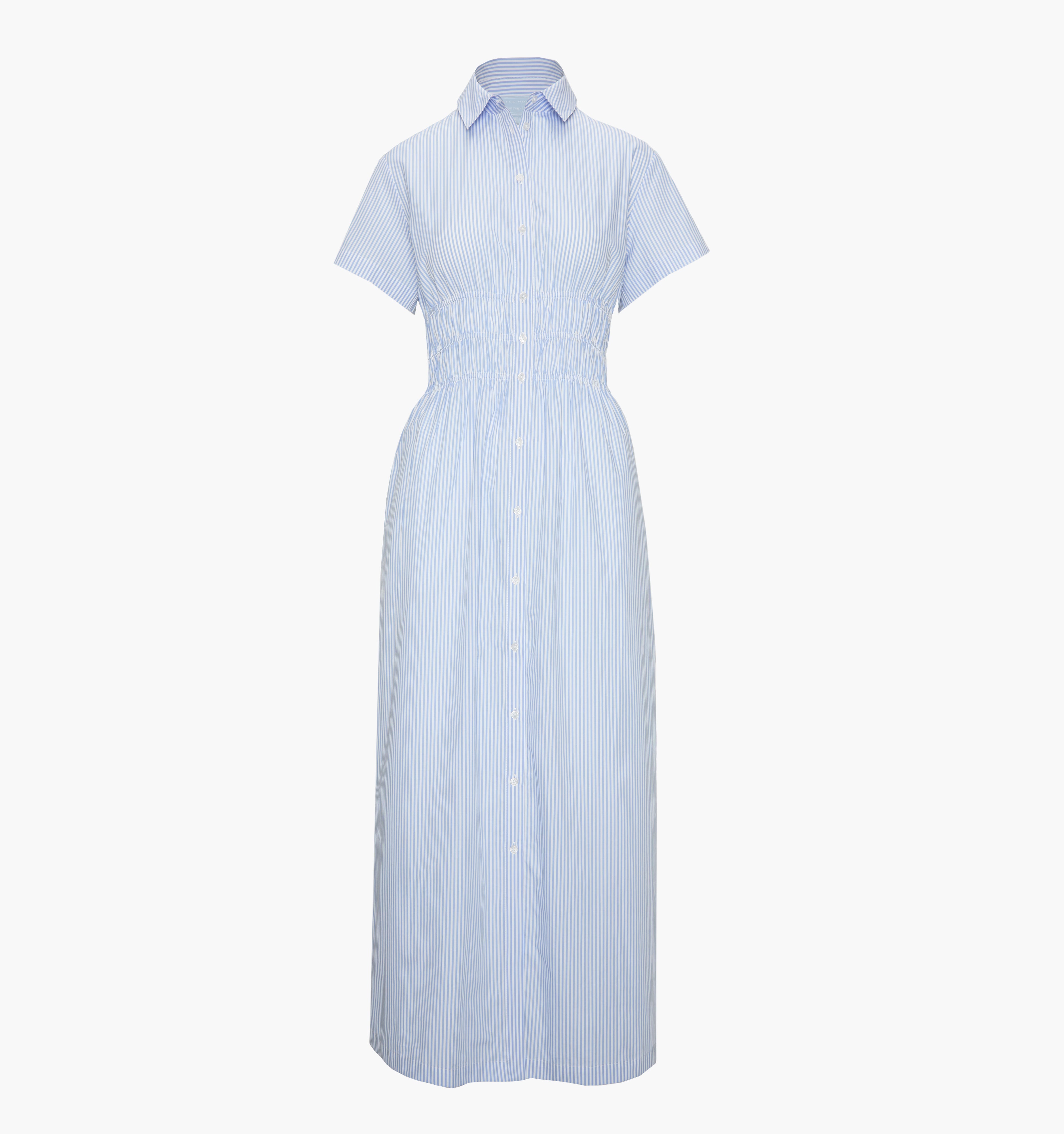 The Jamie Nap Dress - Blue/White Stripe