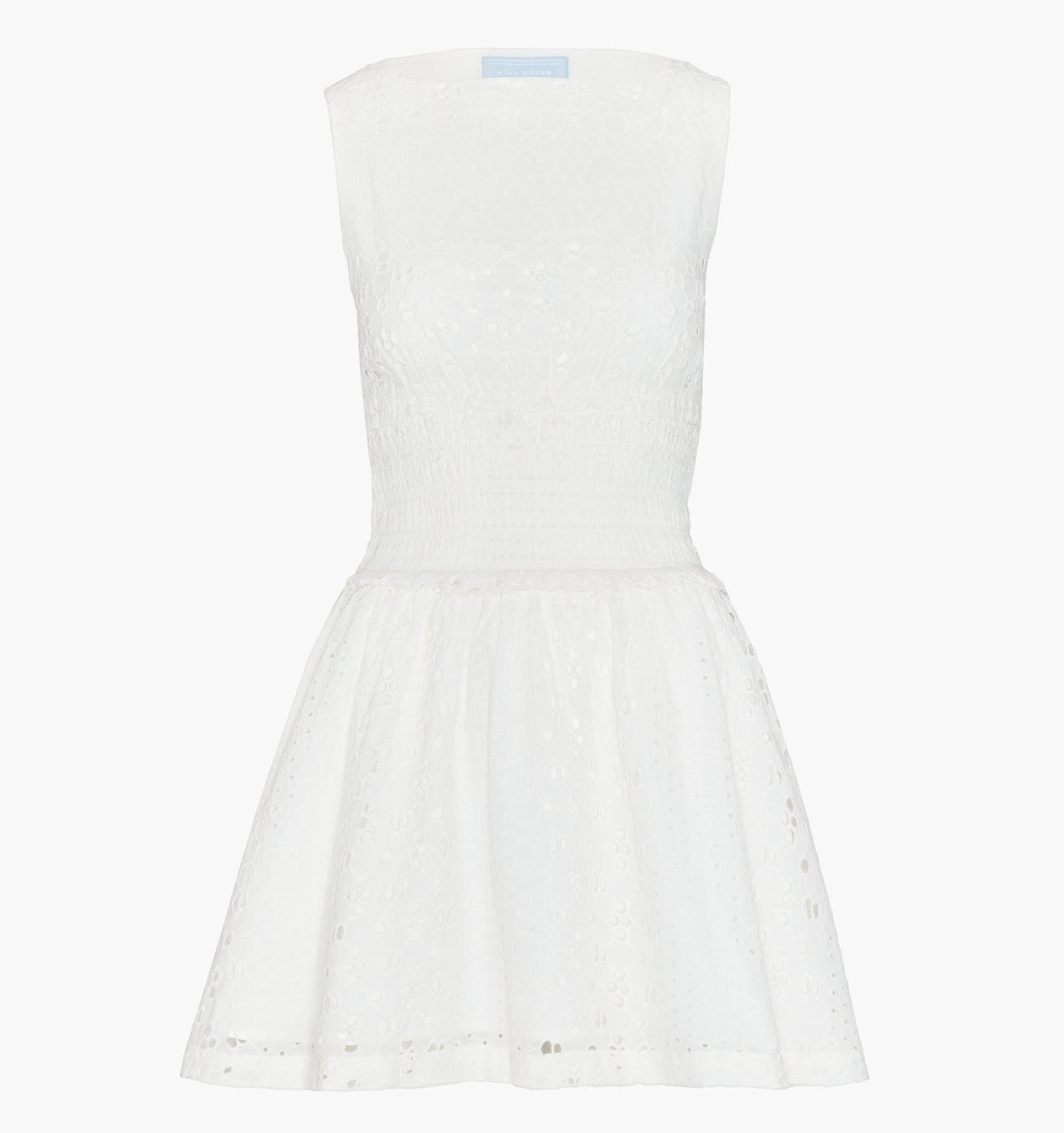 The Joanna Dress - White Floral Broderie
