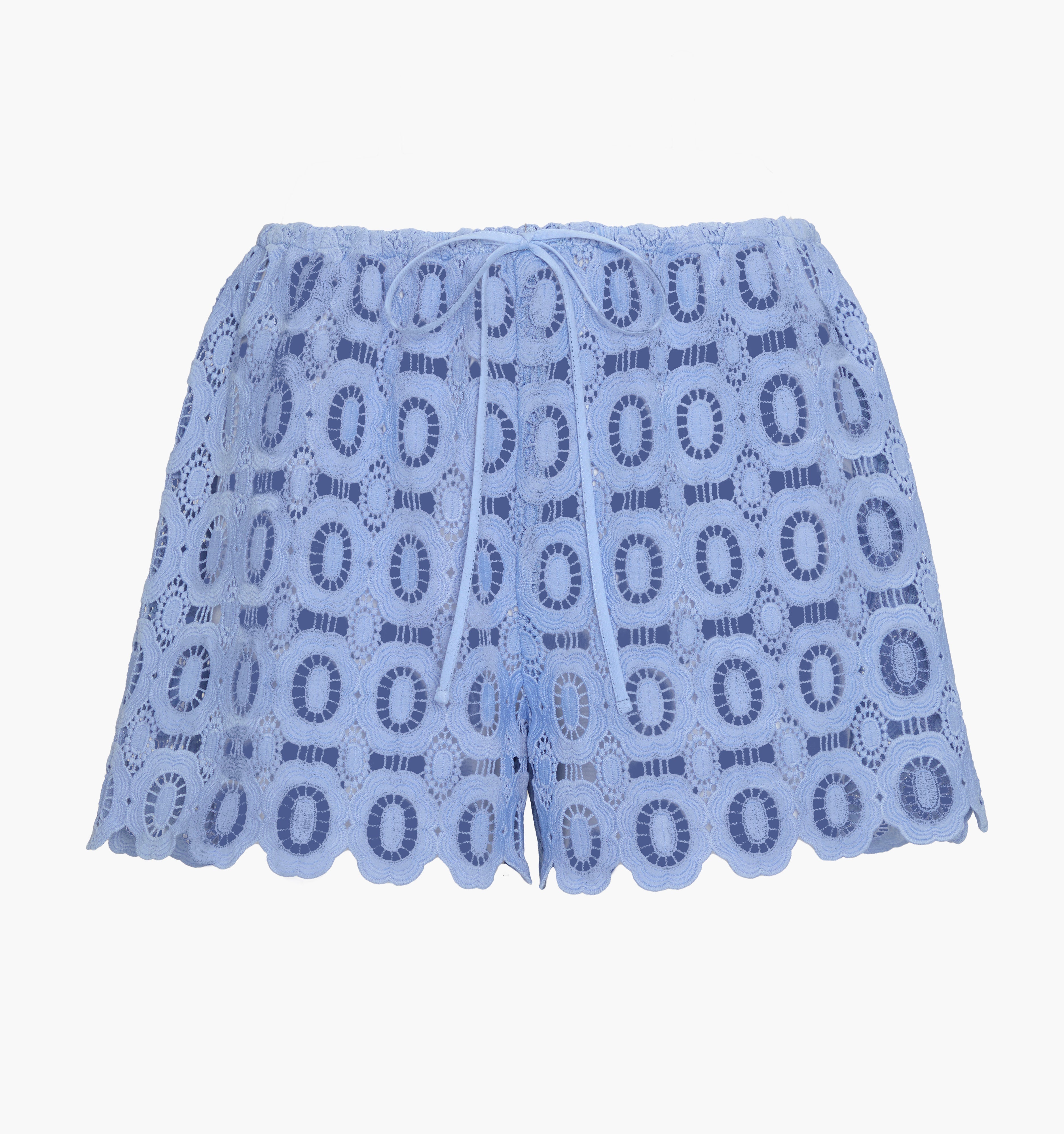 The Kaya Short - Cornflower Lace