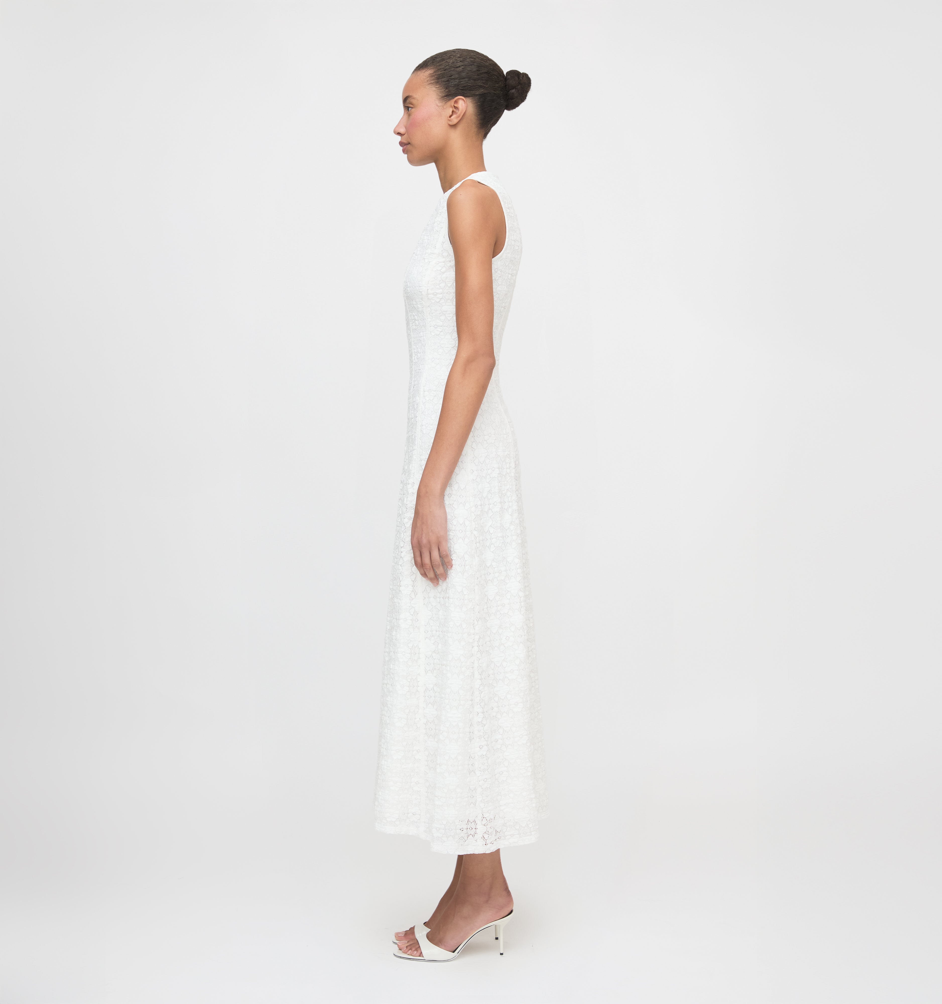 The Leanne Dress - White Lace