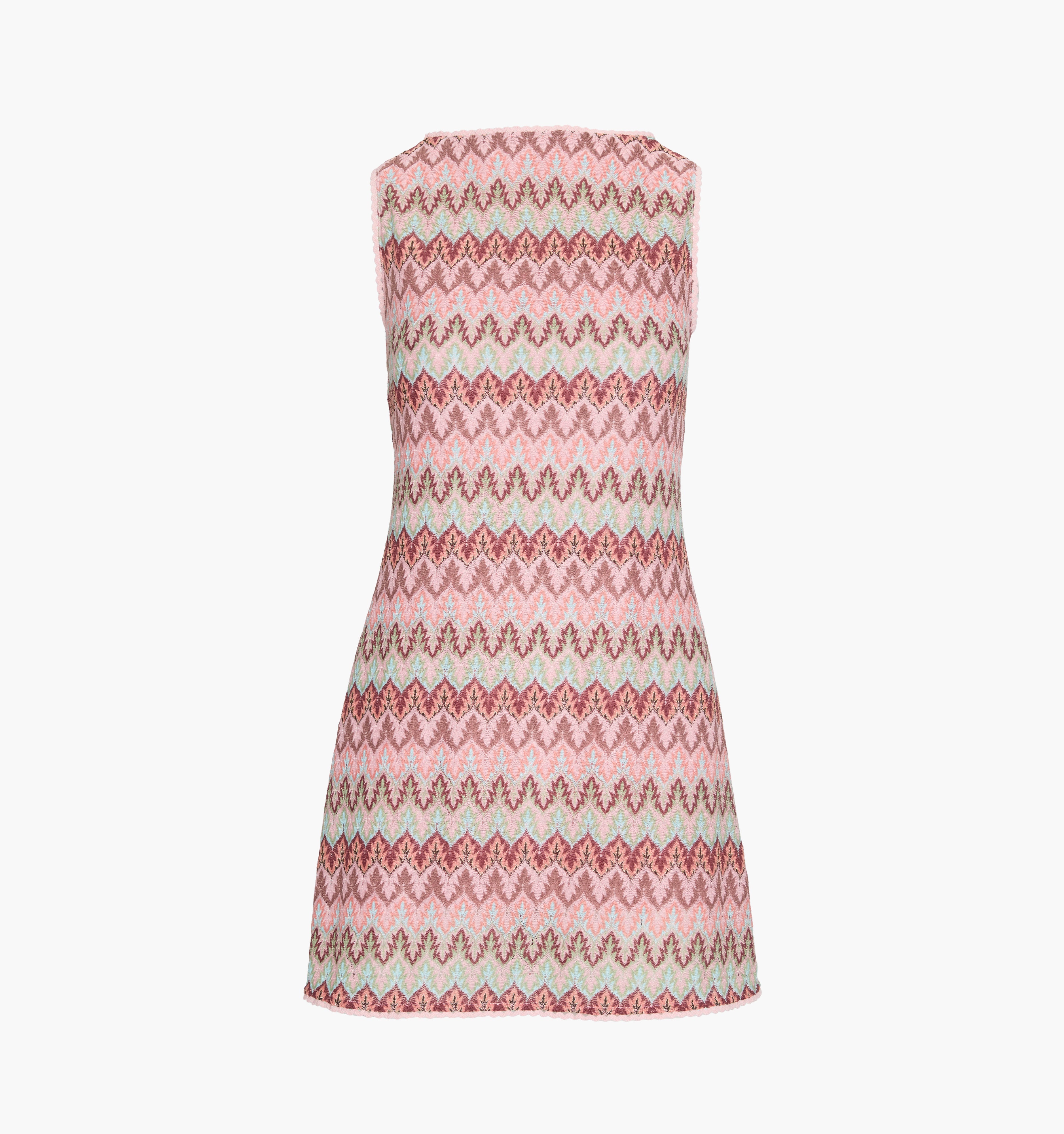 The Lisandra Dress - Pink Multi Smooth Shimmer Knit