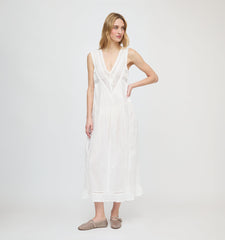 The Lorelai Nightgown - Ivory Washed Voile