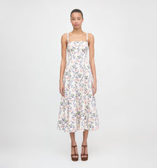 The Margot Dress - Pink Scallop Bow Chintz