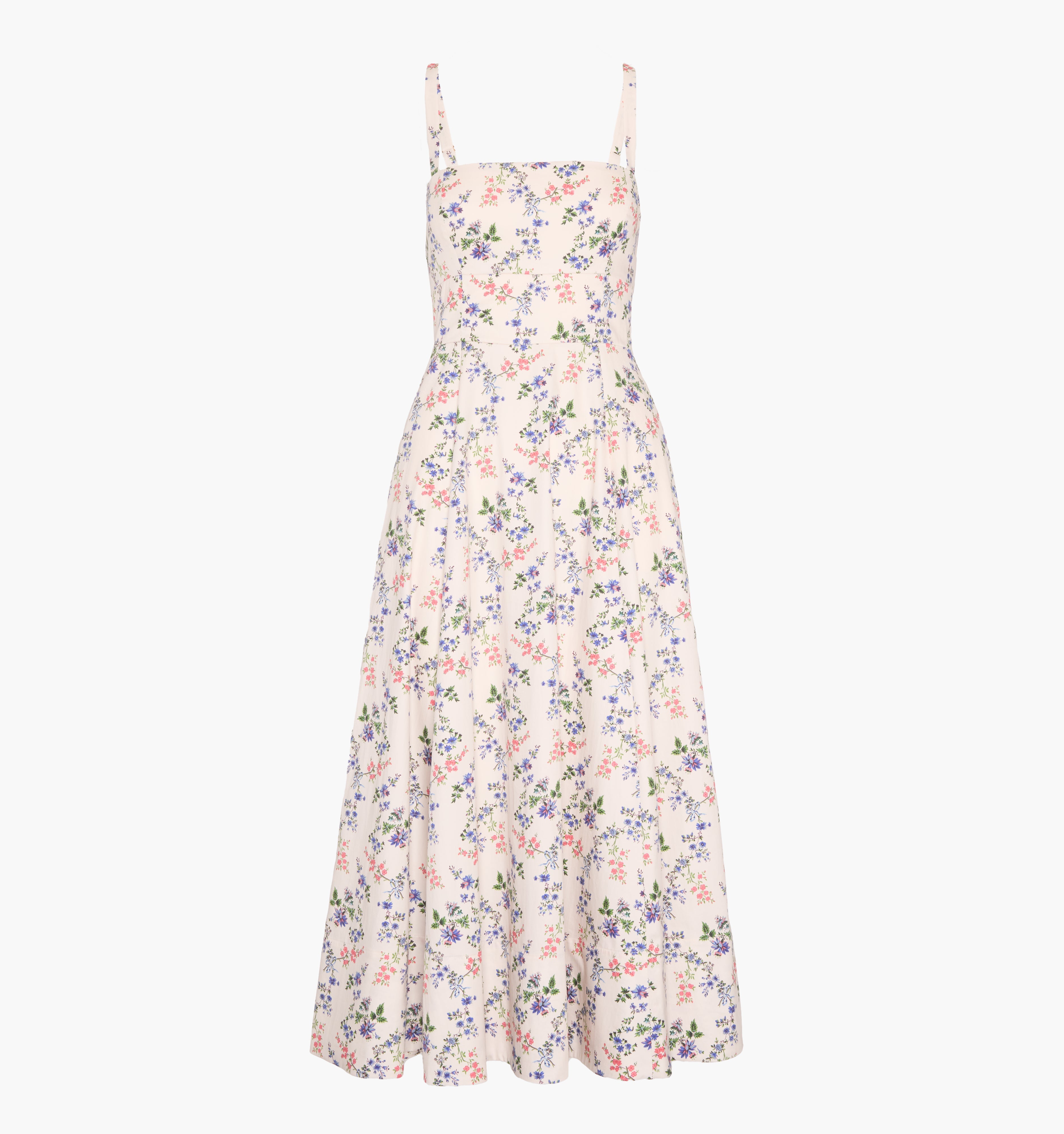 The Margot Dress - Pink Scallop Bow Chintz