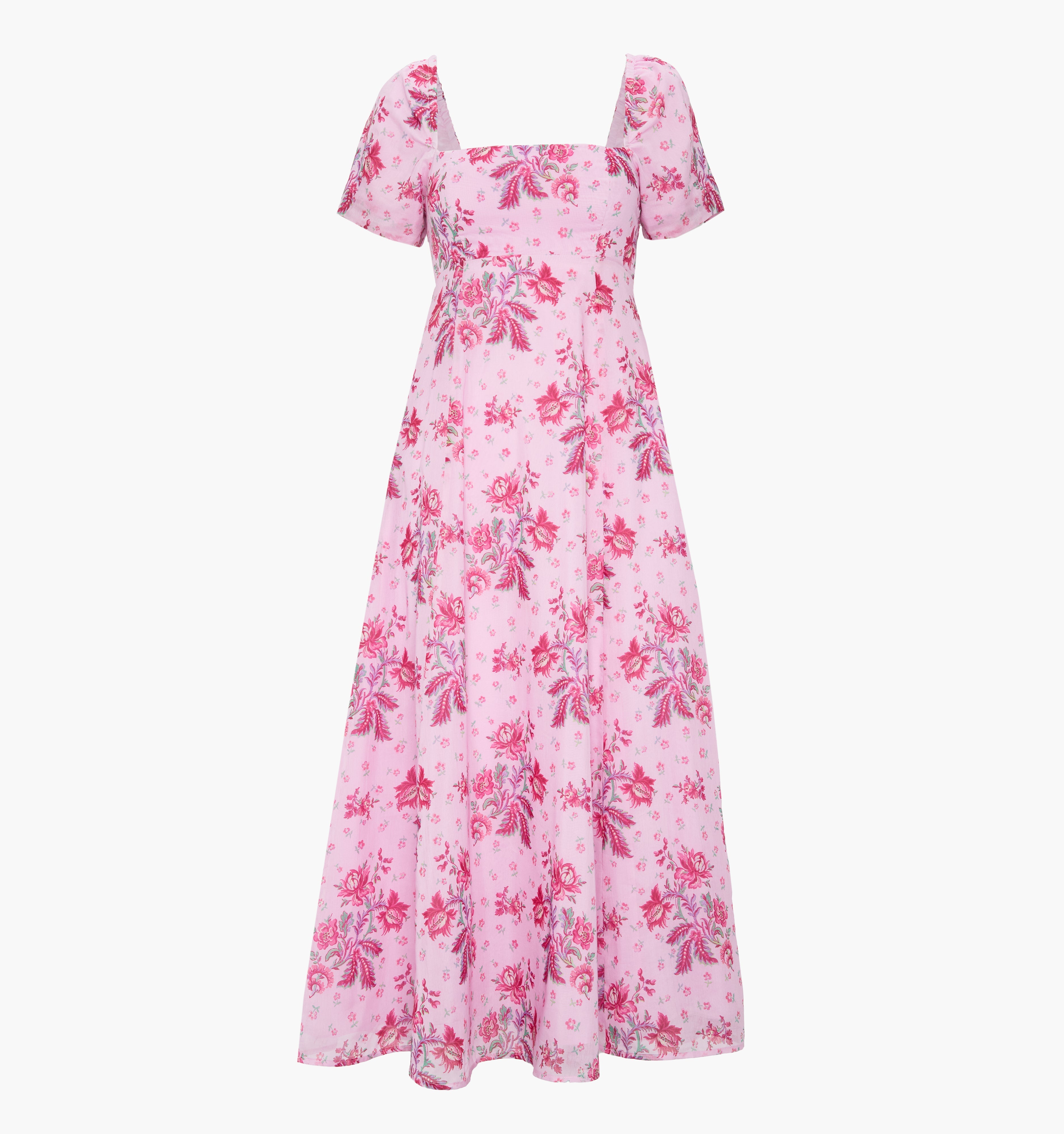 The Matilda Dress - Pink Delft Bouquet