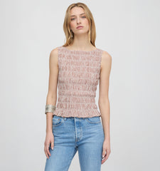 The Phoebe Nap Top - Cognac Gingham