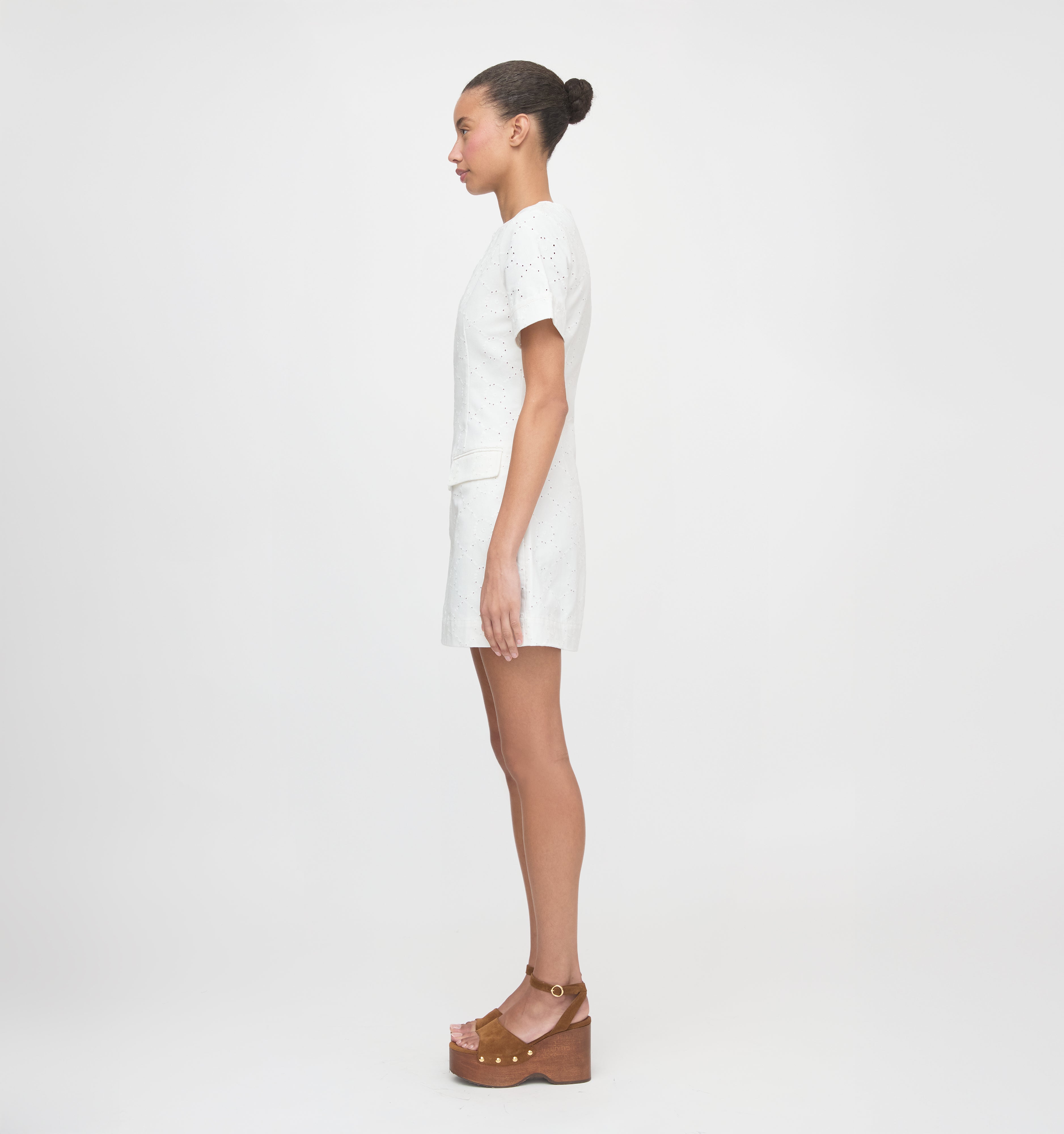 The Renata Dress - Ivory Eyelet