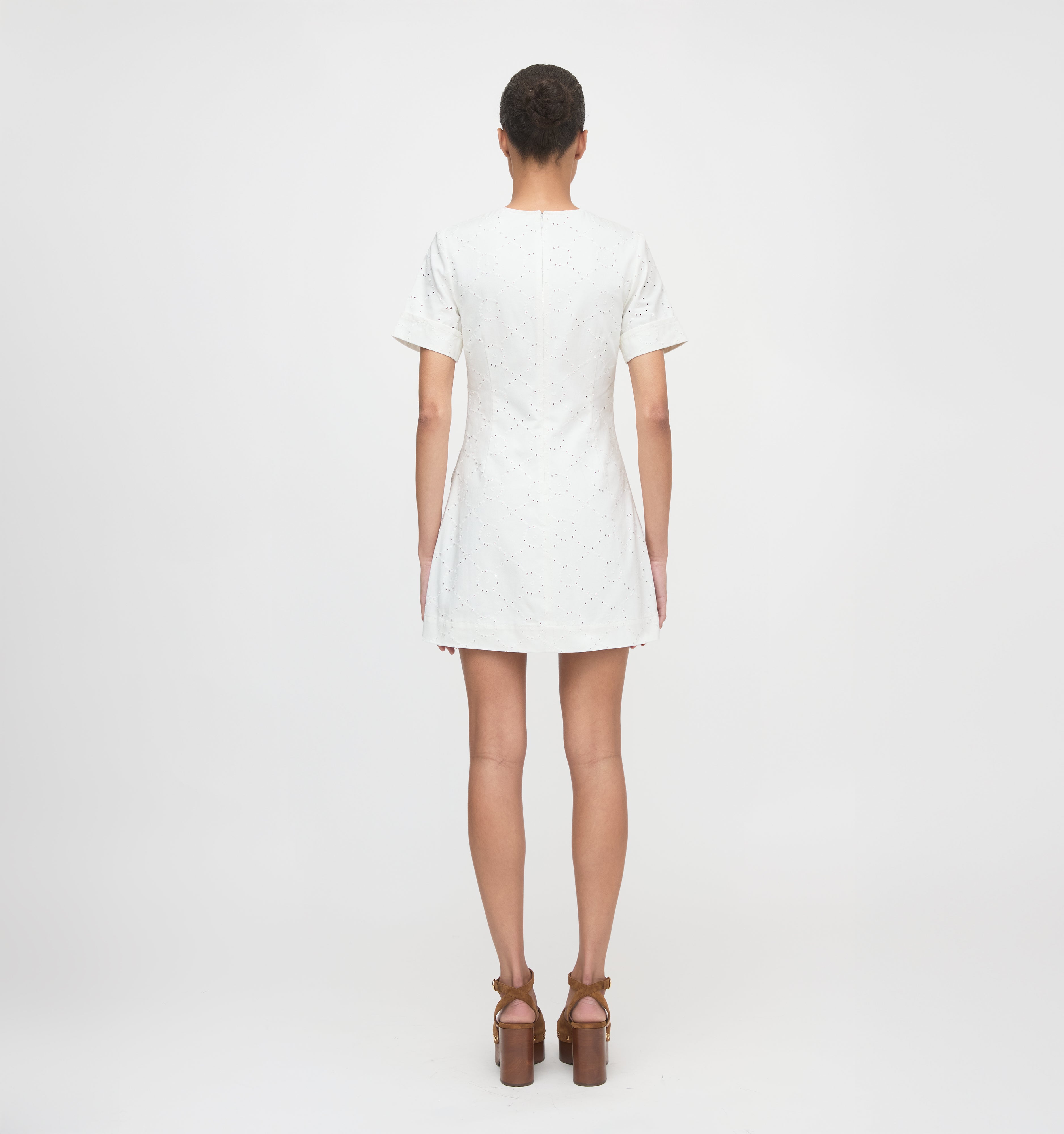 The Renata Dress - Ivory Eyelet