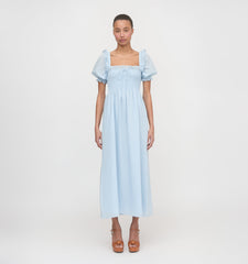 The Scarlett Nap Dress - Pale Blue