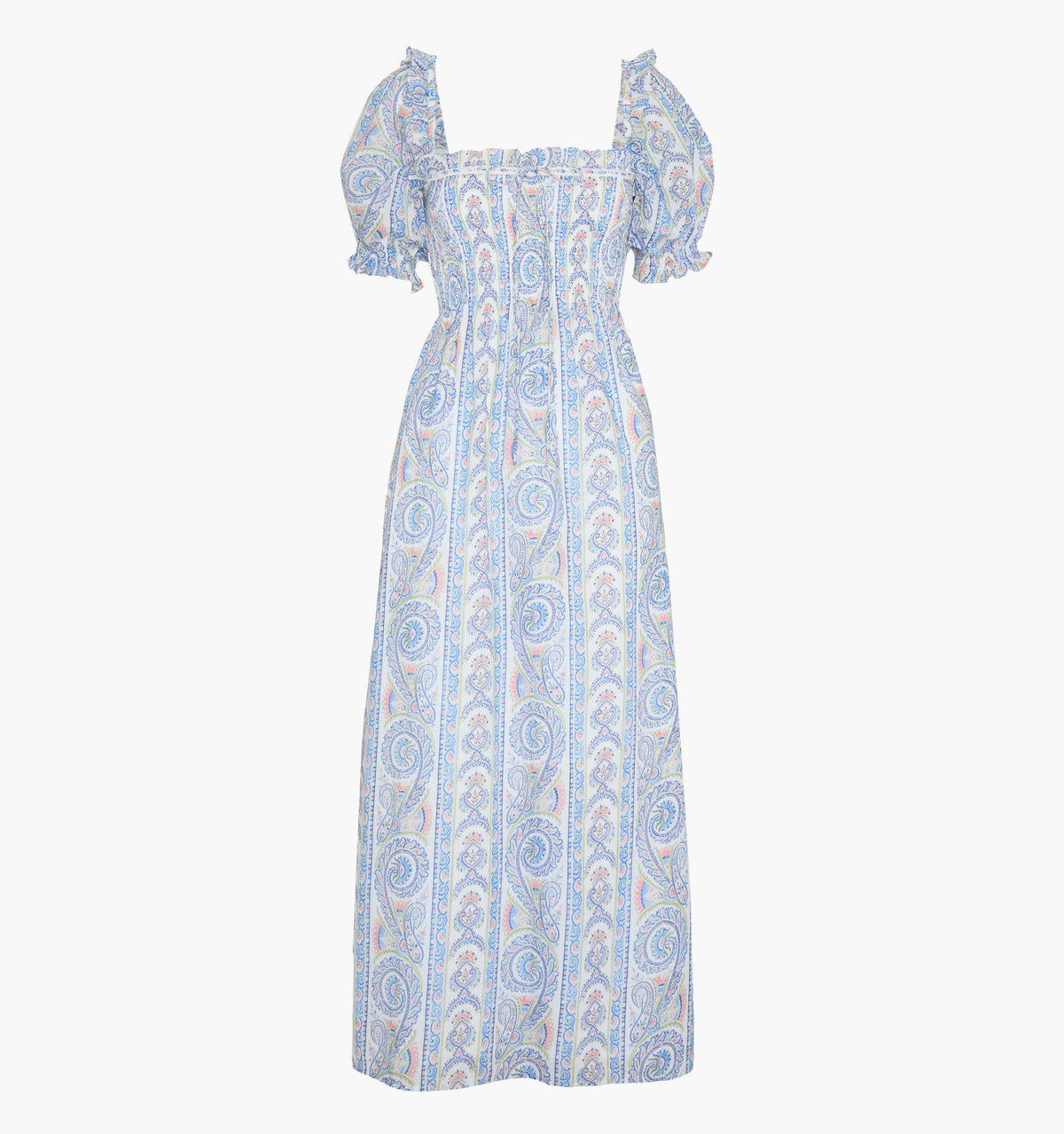 The Scarlett Nap Dress - Blue Corsica Paisley
