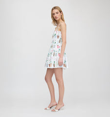 The Seraphina Mini Nap Dress - Flower Pots
