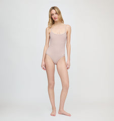The Emerson One Piece - Cognac Gingham