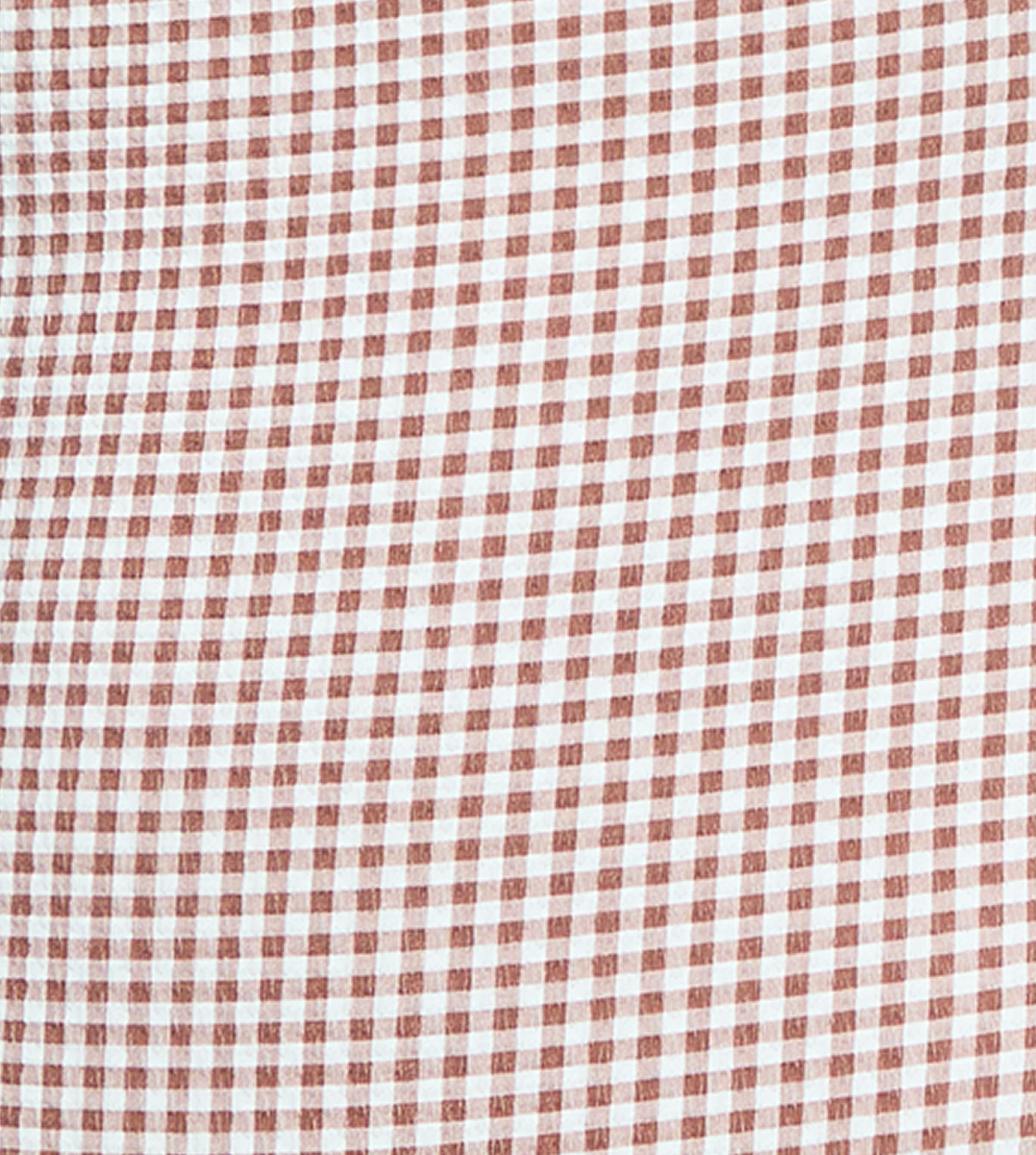 The Alexia Rashguard - Cognac Gingham