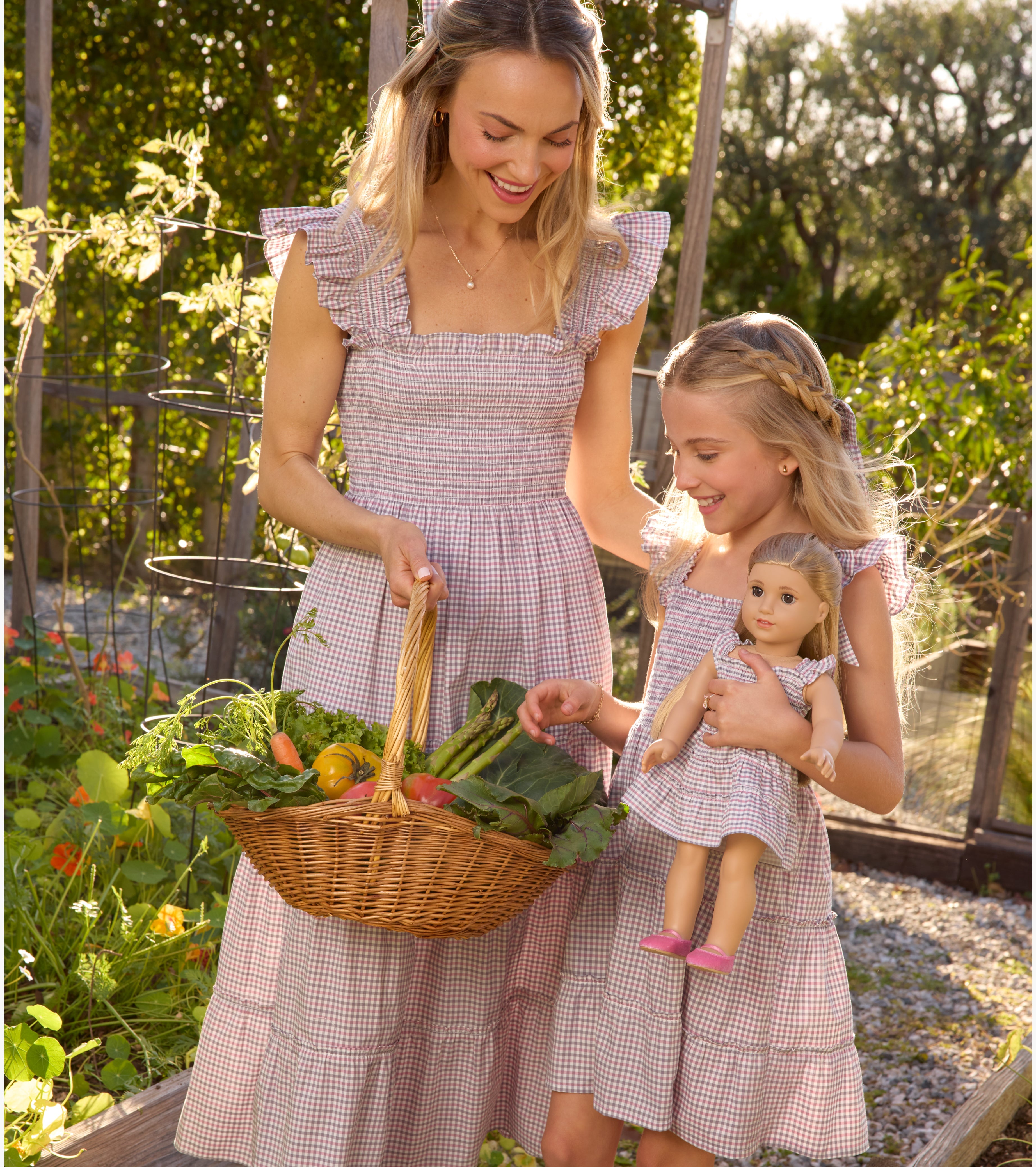 The American Girl® x Hill House Tiny Ellie Nap Dress - Samantha's Historical Print