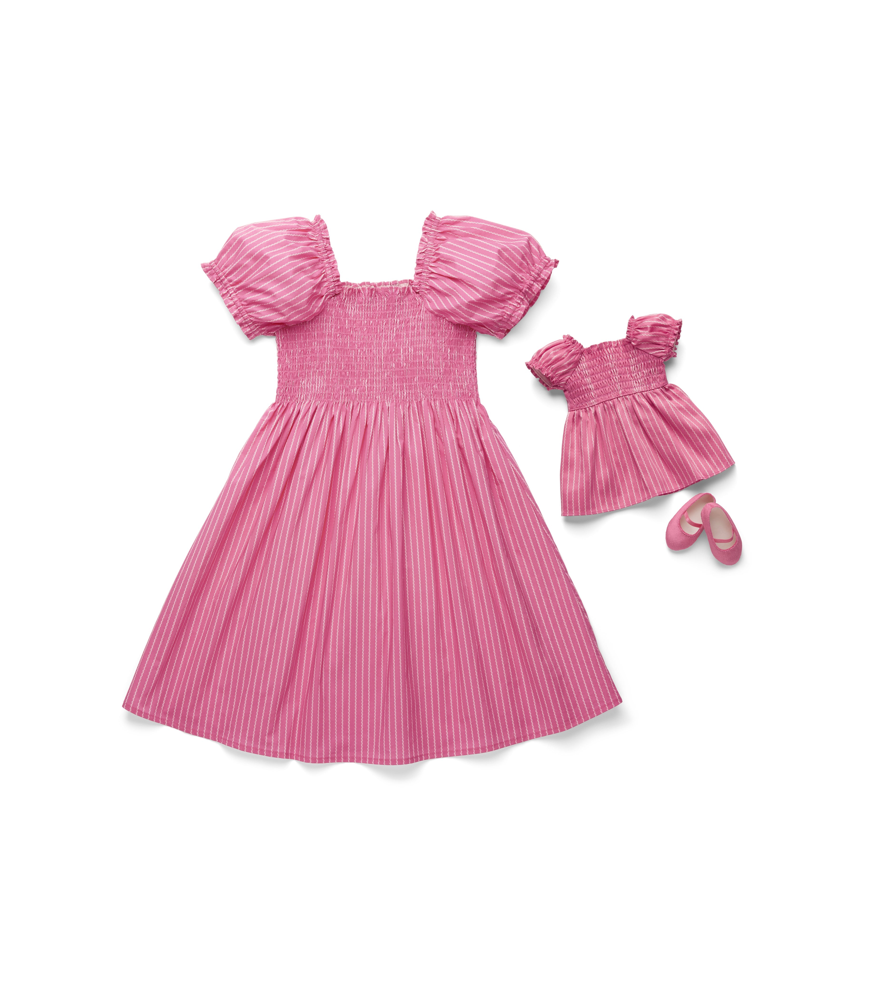 The American Girl® x Hill House Tiny Athena Nap Dress - Addy's Historical Print