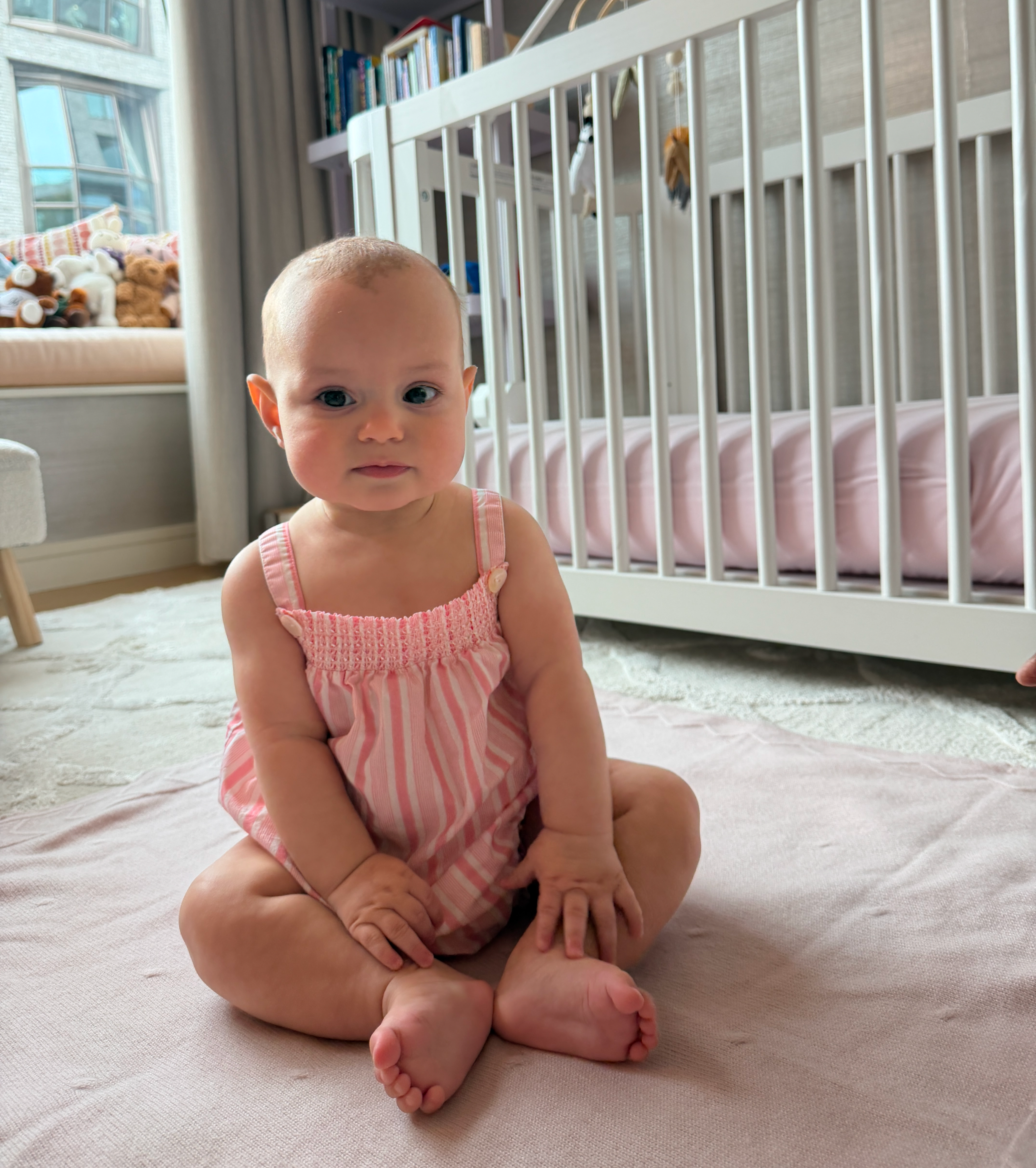 The Baby Arlo Bubble - Pink Variegated Stripe