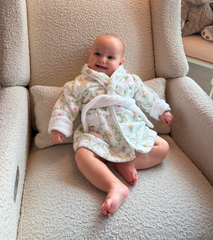 The Baby Hotel Robe - Pastel Trellis