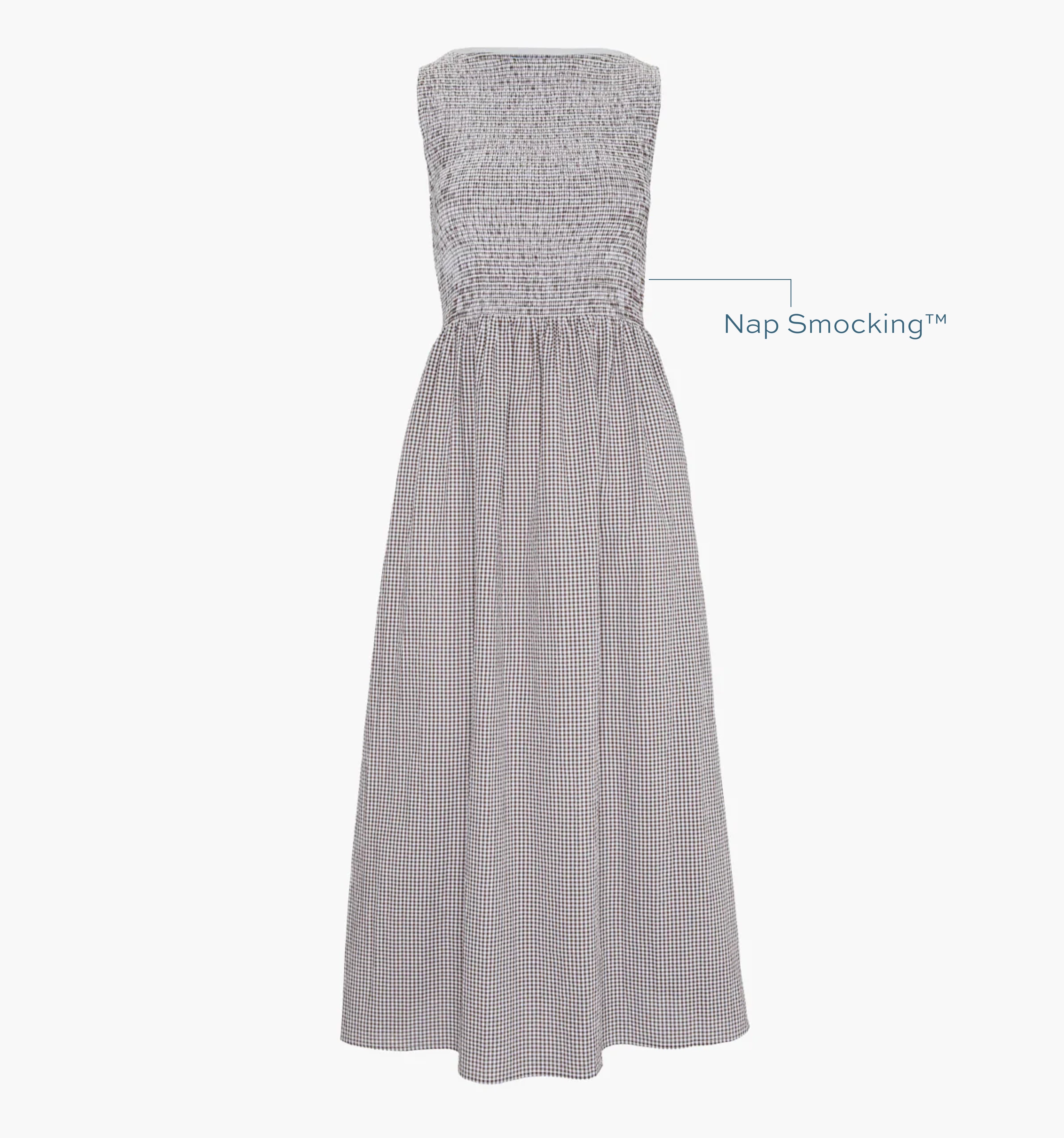 The Cosima Nap Dress - Chocolate Gingham