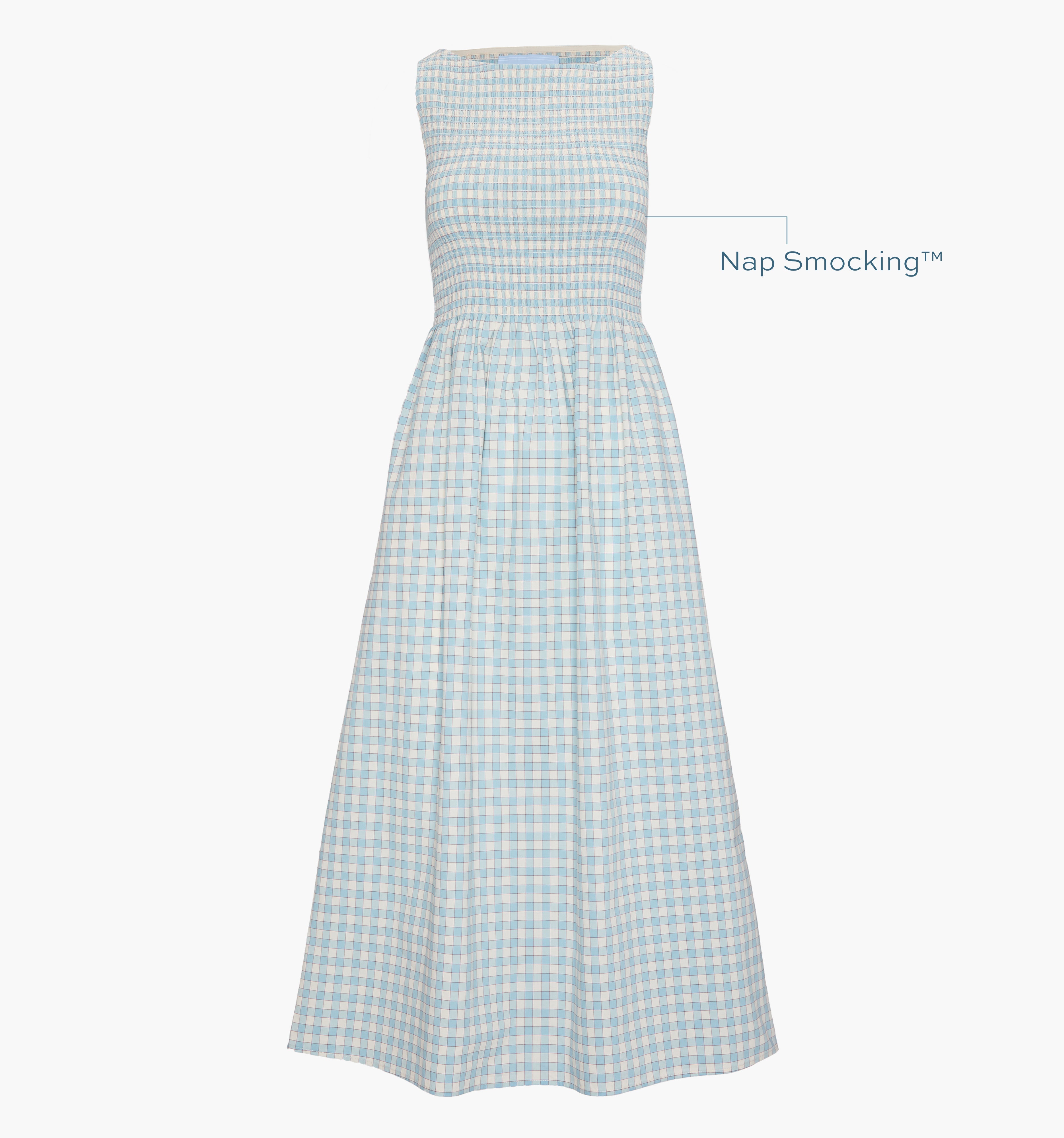 The Cosima Nap Dress - Blue/Red Gingham