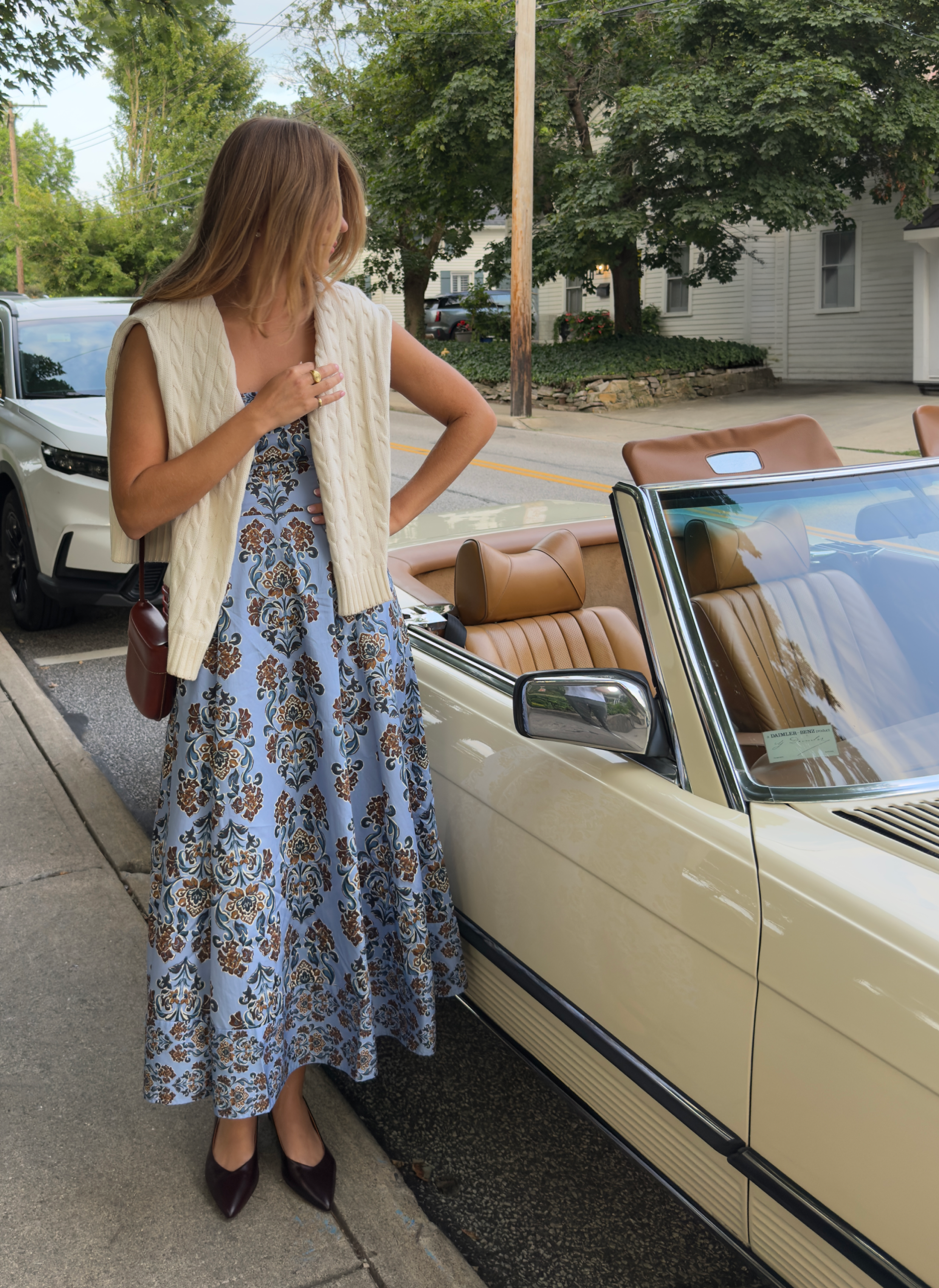 The Margot Dress - Stowell Medallion Iris