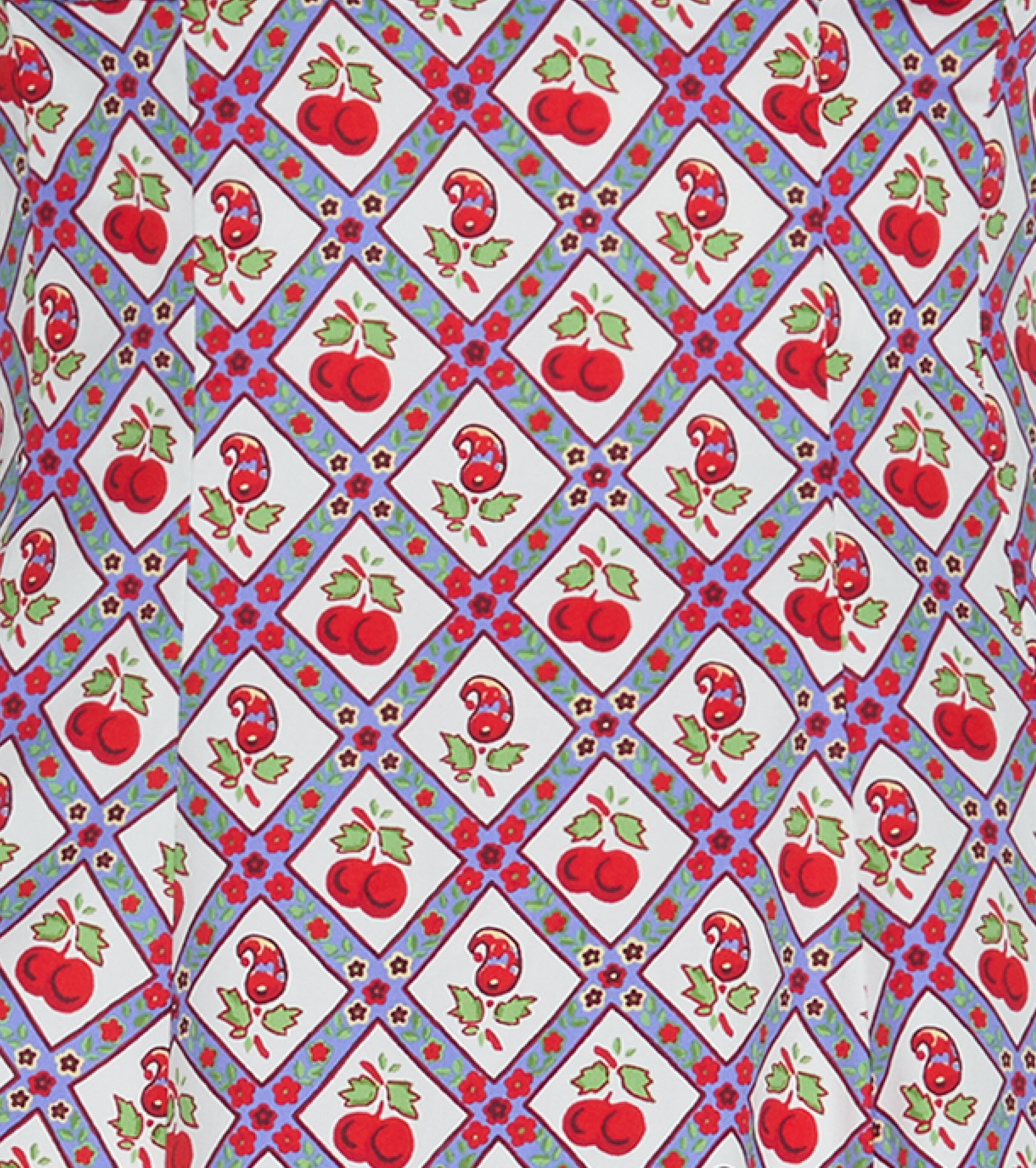 The Azalea Mini Nap Dress - Diamond Cherries Cherry Red