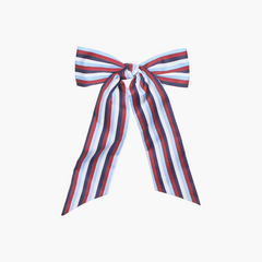 The Belle Bow - Firecracker Stripe