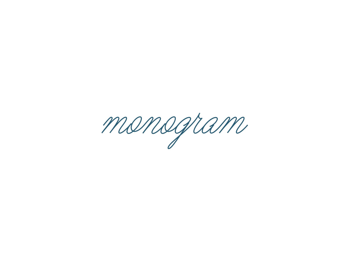 Monogram Fee $25