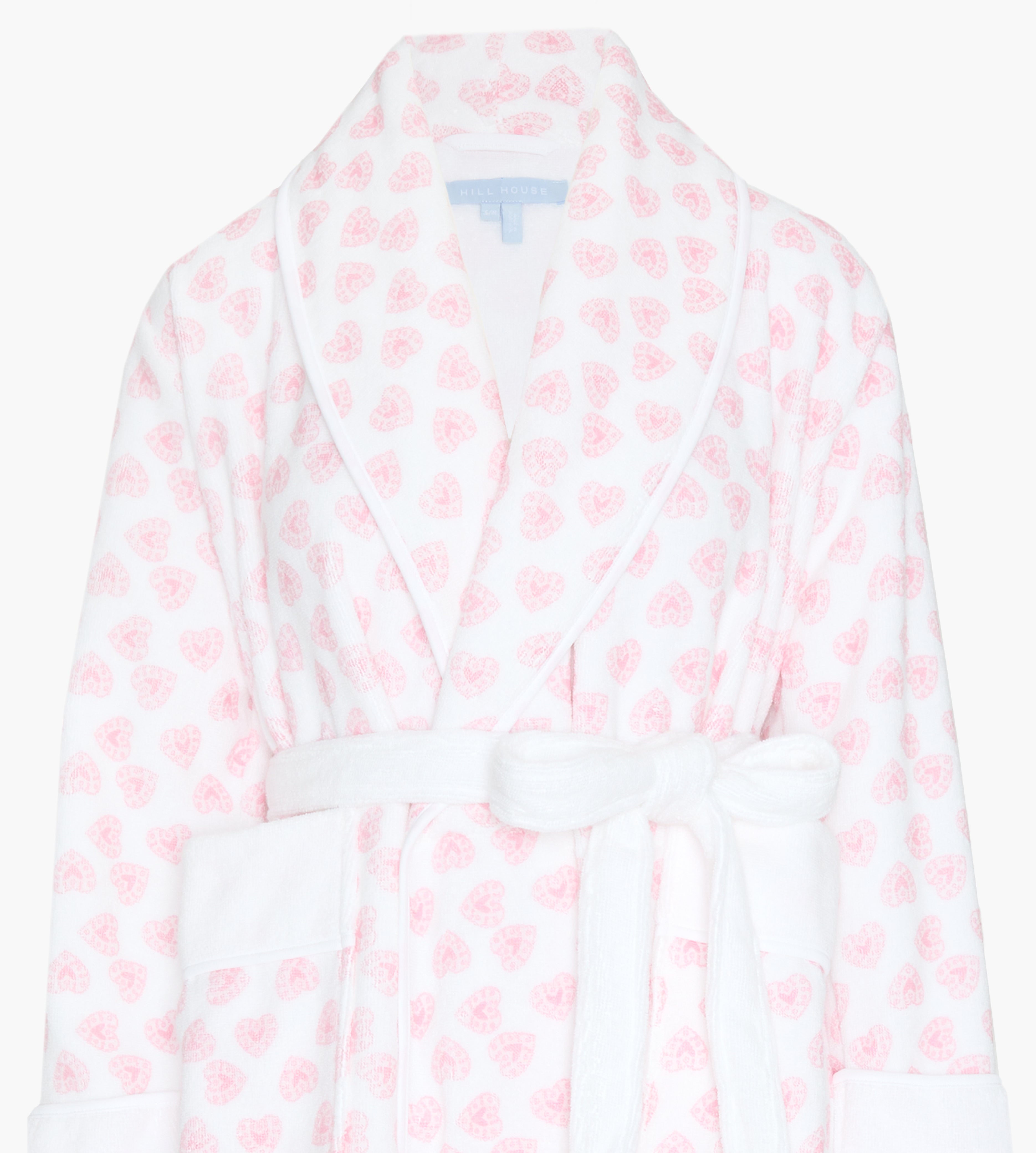 The Hotel Robe - Pink Doily Heart