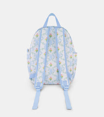 Roller Rabbit x Hill House Backpack - Blue Floral Monkey Trellis