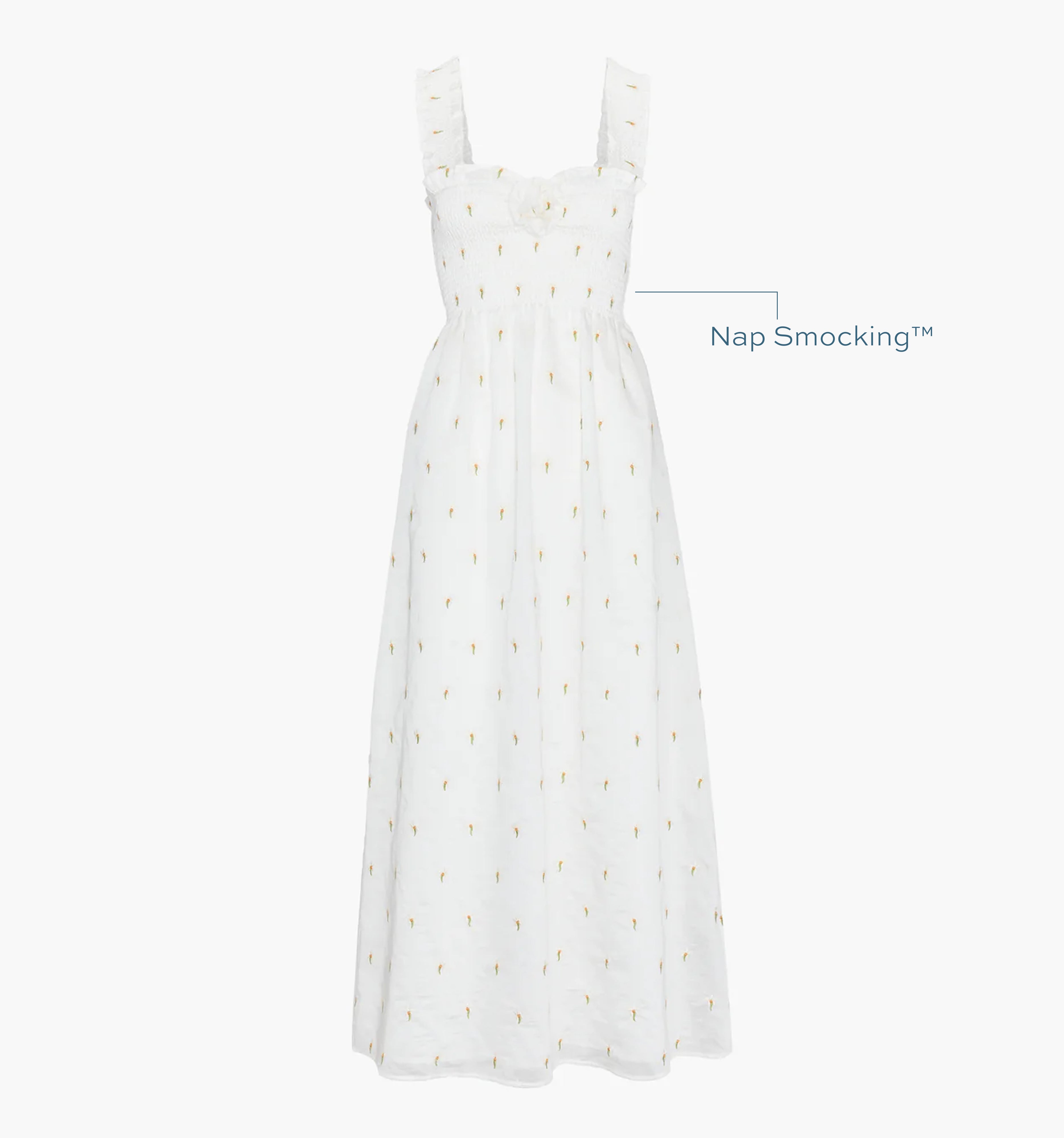 The Rosetta Nap Dress - Daisy Organza