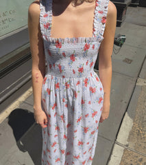 The Ashlyn Nap Dress - Sunburst Blossoms